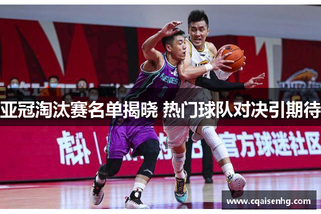亚冠淘汰赛名单揭晓 热门球队对决引期待